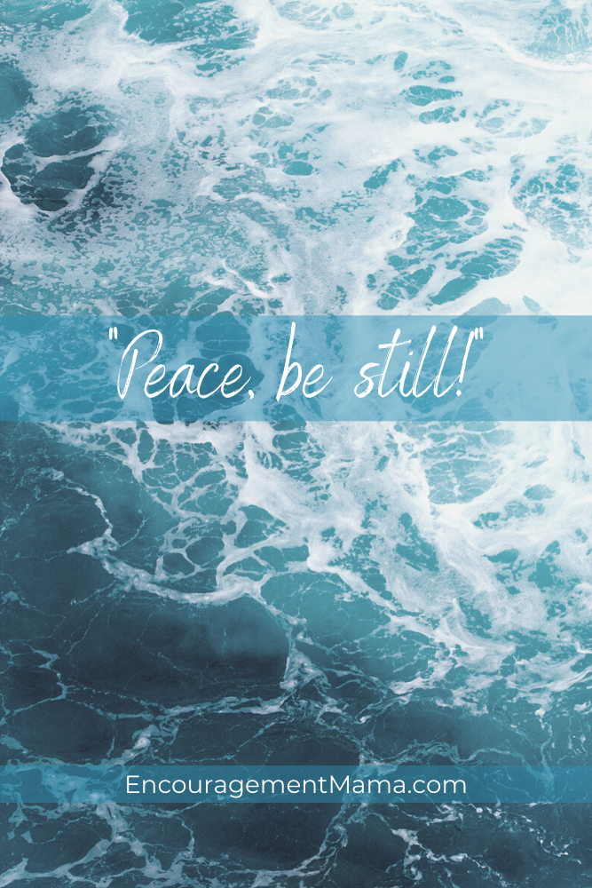 “Peace, be still.”